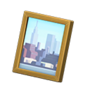 Framed Photo (Gold - Cityscape Photo) NH Icon.png