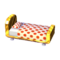 Polka-Dot Bed (Gold Nugget - Red and White) NL Model.png