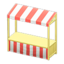 Stall (Light Brown - Red Stripes)