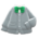 Cardigan school uniform top's Gray variant