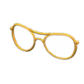 Double-Bridge Glasses (Gold) NH Storage Icon.png