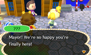 NL Isabelle Welcomes Player as Mayor.png