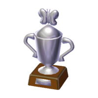 Silver bug trophy
