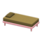 Simple Bed (Pink - Brown) NH Icon.png