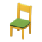 Simple Chair (Yellow - Green) NH Icon.png