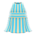Striped halter dress's Light blue variant