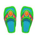 Beaded Sandals (Green) NH Icon.png