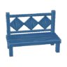 blue bench