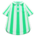 Vertical-stripes shirt's Green variant