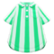 Vertical-Stripes Shirt (Green) NH Icon.png