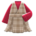 Checkered jumper dress's Red variant
