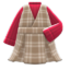 Checkered Jumper Dress (Red) NH Icon.png