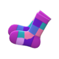 Color-Blocked Socks (Purple) NH Icon.png
