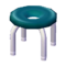 Donut Stool (Silver - Blue Green) NL Model.png