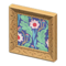 Fancy Frame (Light Brown - Repeating-Pattern Painting) NH Icon.png