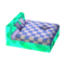 Modern Bed (Emerald - Blue Plaid) NL Model.png