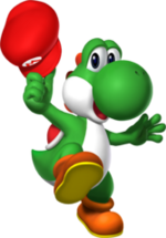 SM64DS Yoshi With Mario Cap.png