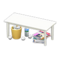Sloppy Table (White - Weekly News) NH Icon.png
