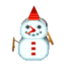 Snowman clock