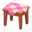 Wooden Mini Table (Cherry Wood - Pink)