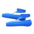 Ballet Slippers (Blue) NH Icon.png