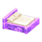 Frozen Bed (Ice Purple - White) NH Icon.png