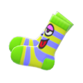 Funny-Face Socks (Green) NH Icon.png