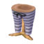 Gray-stripe pants