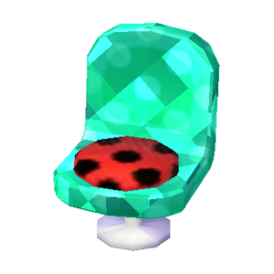 Polka-Dot Chair (Emerald - Pop Black) NL Model.png