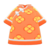Silk Floral-Print Shirt (Orange) NH Icon.png