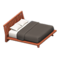 Artful Bed (Cherry Wood - Black) NH Icon.png