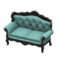 Elegant Sofa (Black - Blue Roses) NH Icon.png