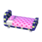Polka-Dot Bed (Grape Violet - Peach Pink) NL Model.png