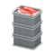 Stacked Fish Containers (Gray - None) NH Icon.png