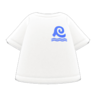 white hotel tee
