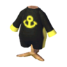 black wet suit