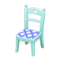 Cute Chair (Sky Blue) NH Icon.png