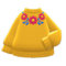 Flower Sweater (Yellow) NH Icon.png