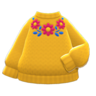 Flower Sweater (Yellow) NH Icon.png
