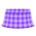 Gingham picnic skirt's Purple variant