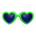 Heart shades's Green variant