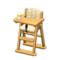 High Chair (Natural Wood - Beige) NH Icon.png