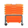 stacked shopping baskets