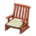 Artful chair's Cherry wood variant