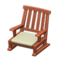 Artful Chair (Cherry Wood - White) NH Icon.png