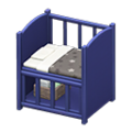Baby Bed (Blue - Black) NH Icon.png