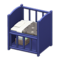 Baby Bed (Blue - Black) NH Icon.png