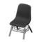 Basic School Chair (Black) NH Icon.png