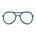 Double-bridge glasses's Blue variant