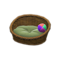 Pet Bed (Dark Brown - Moss Green) NH Icon.png